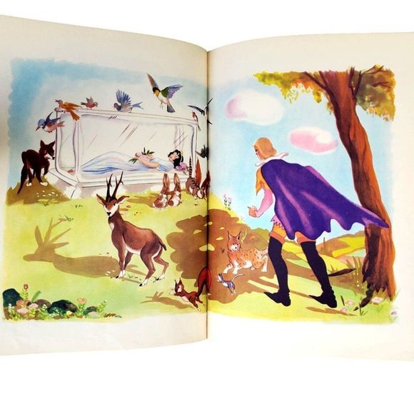 Blanche Neige Snow White Book Simone Deleuil Paris 1958 Children Fairy Tale - Picture 13 of 16